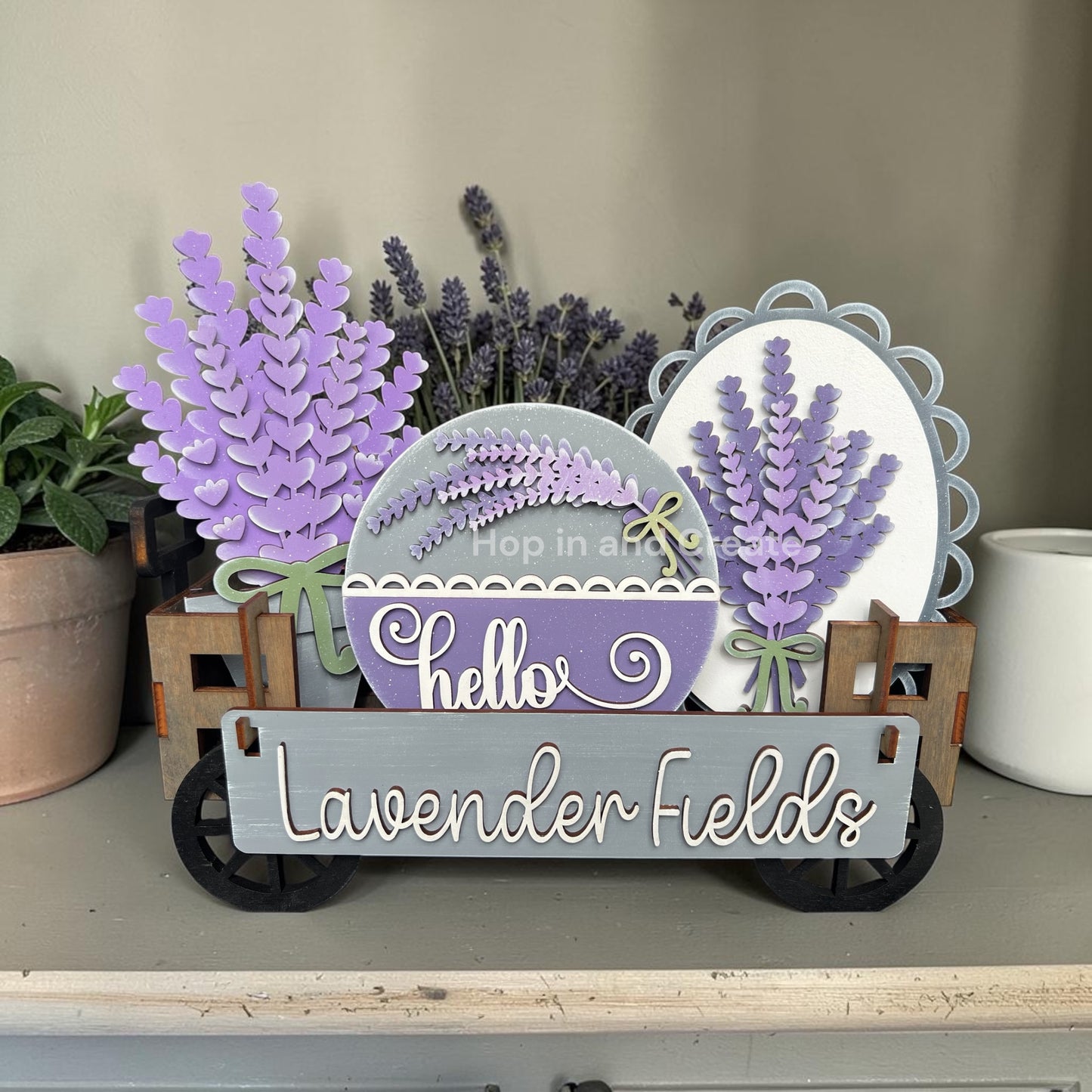 Lavender Fields Crate