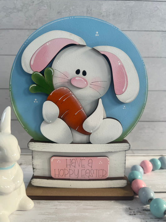 Easter Bunny 4 (Floppy Ears with Carrot) Easel Insert