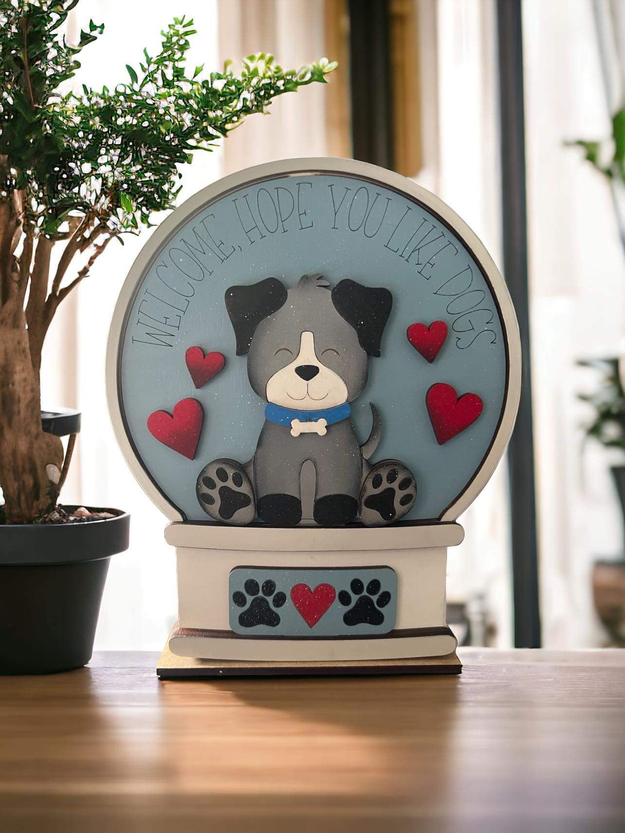 Dog Easel Globe Insert