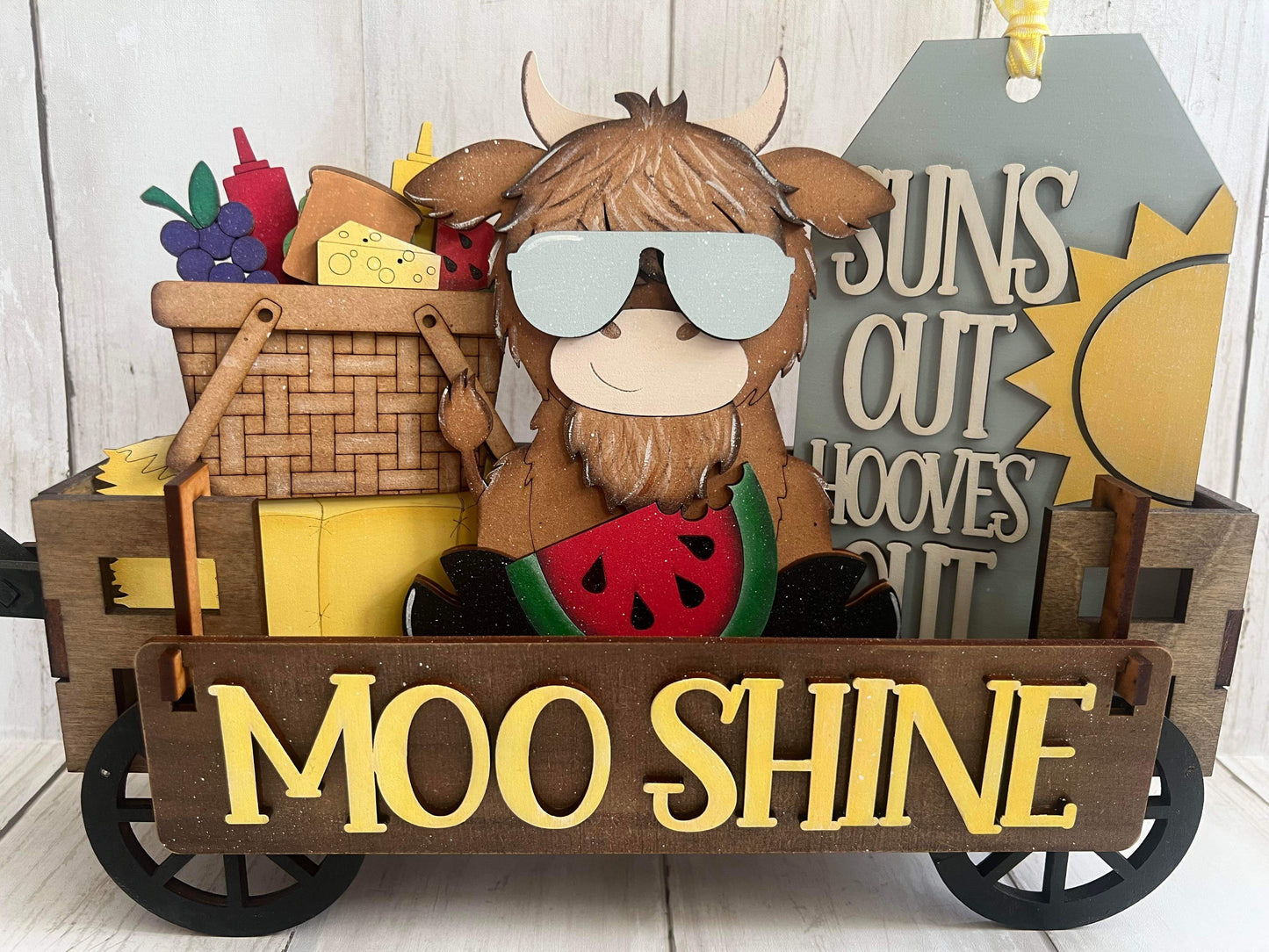 Spring Summer Cow (Moo-shine) Crate