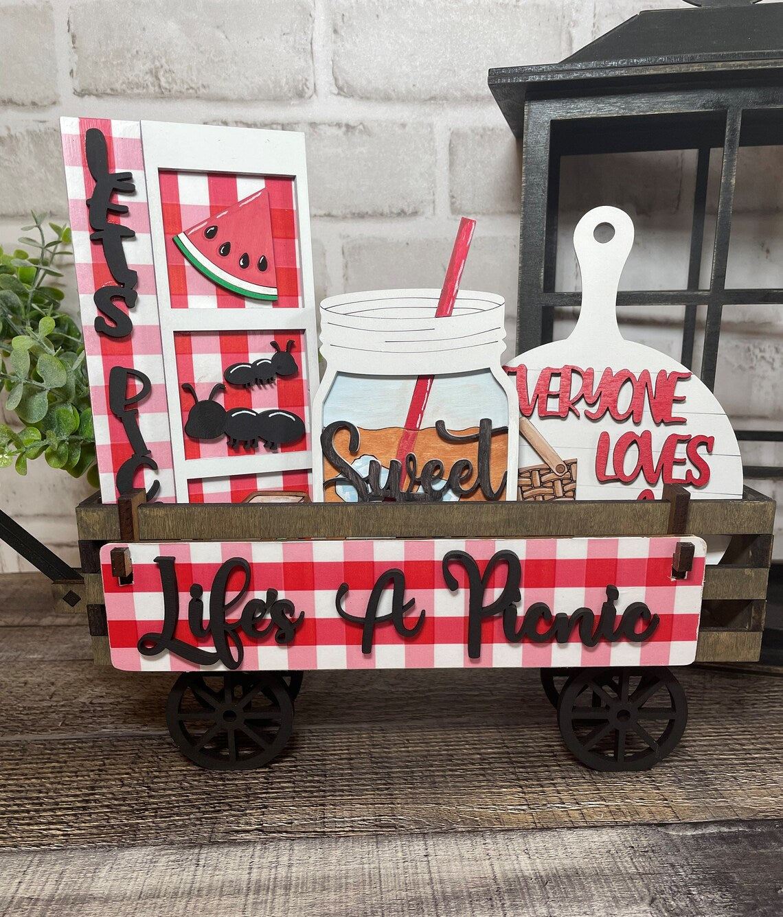 Spring Summer Picnic Crate