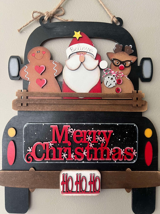Christmas Crew Hanging Truck | Cutting Board