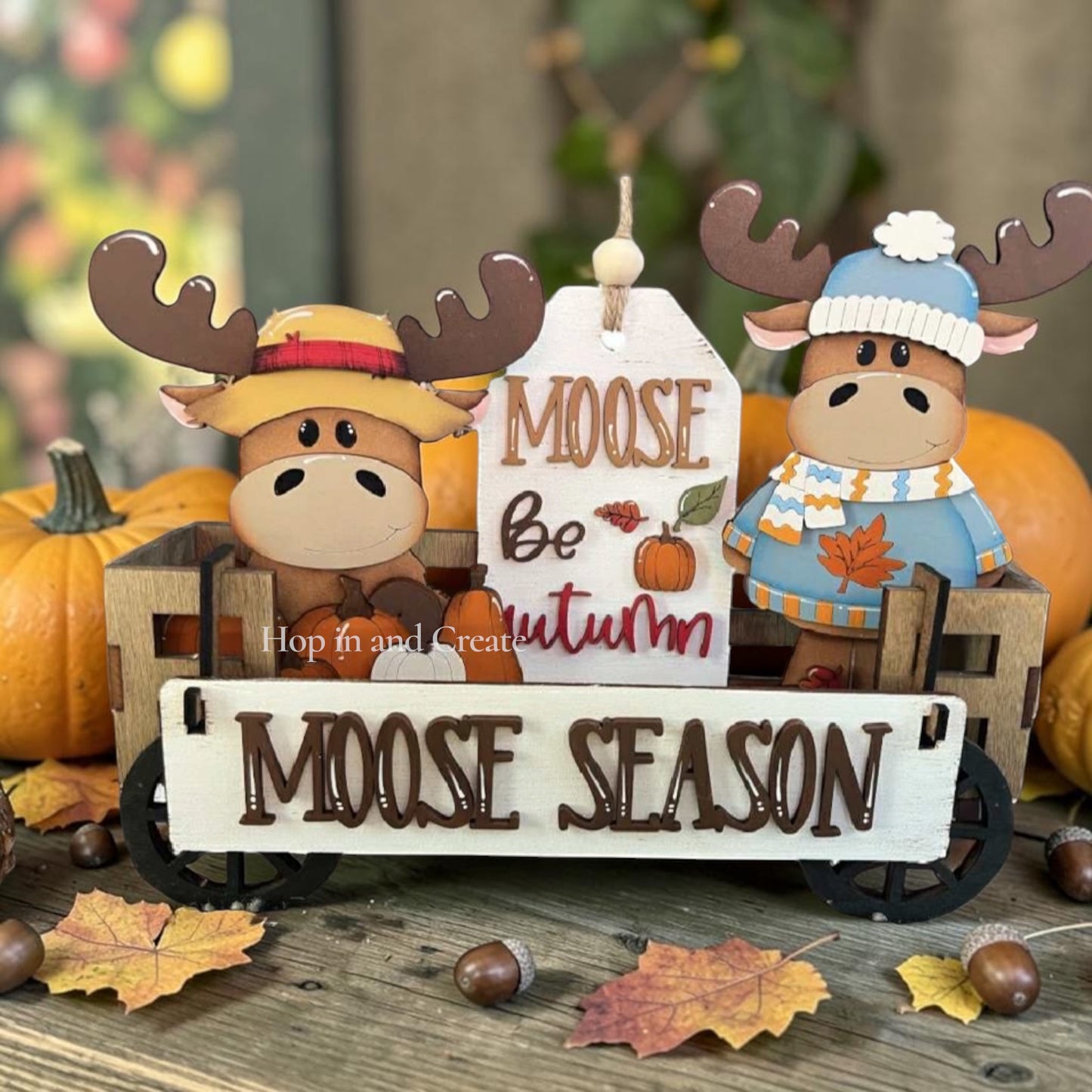 Moose interchangeable wagon insert for fall