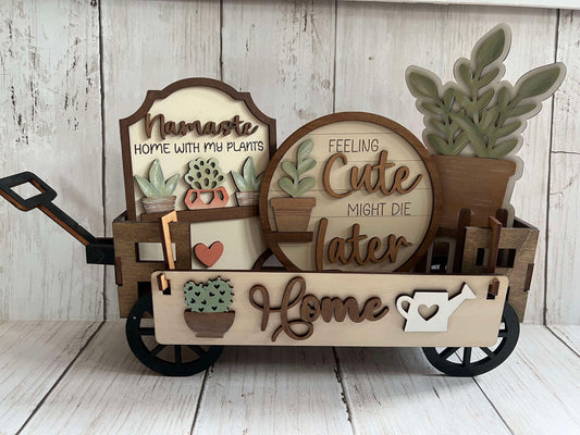 Home 3 (Namaste, Succulents) Crate