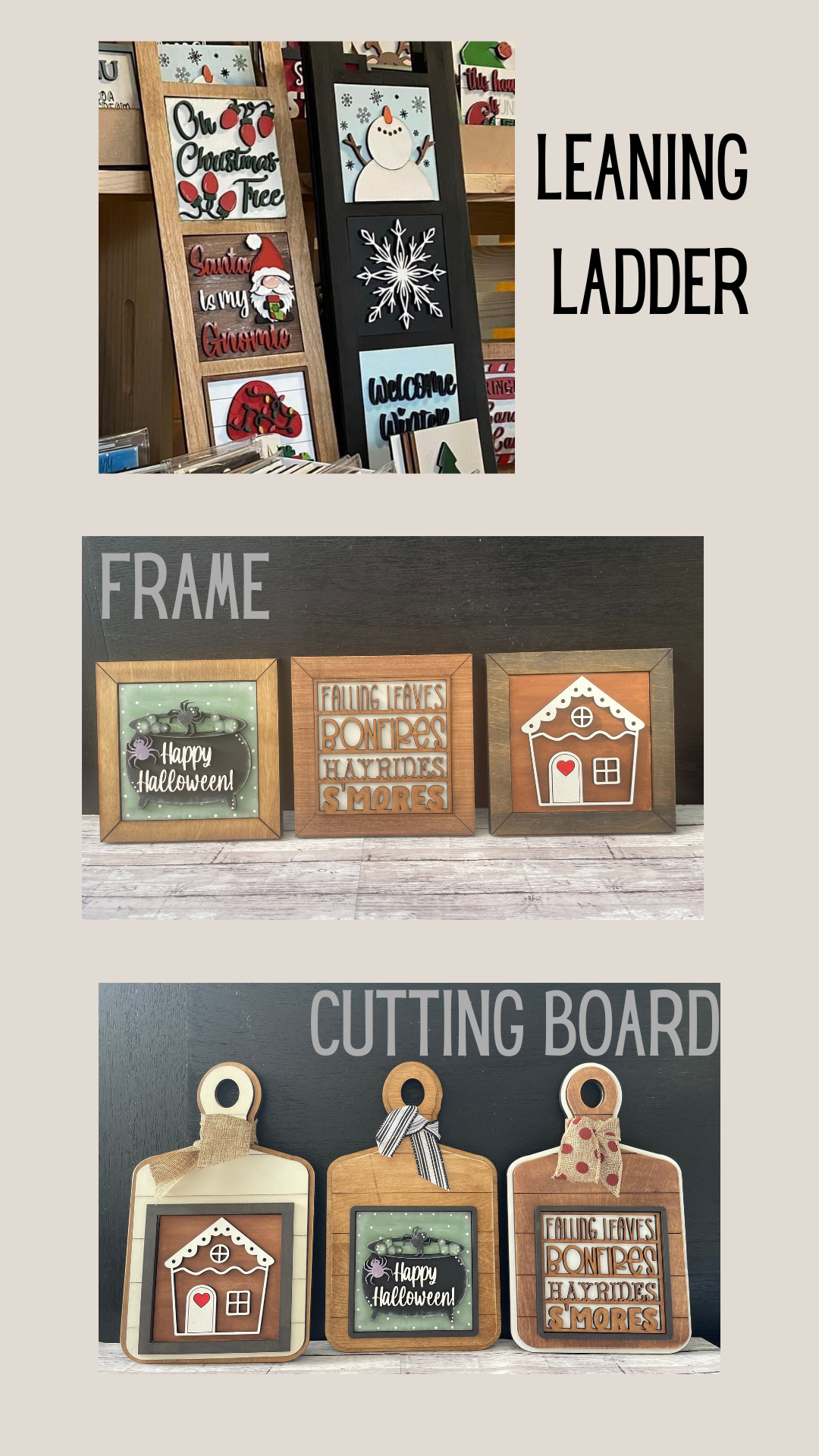 Tile Accessories: Ladder and Frame