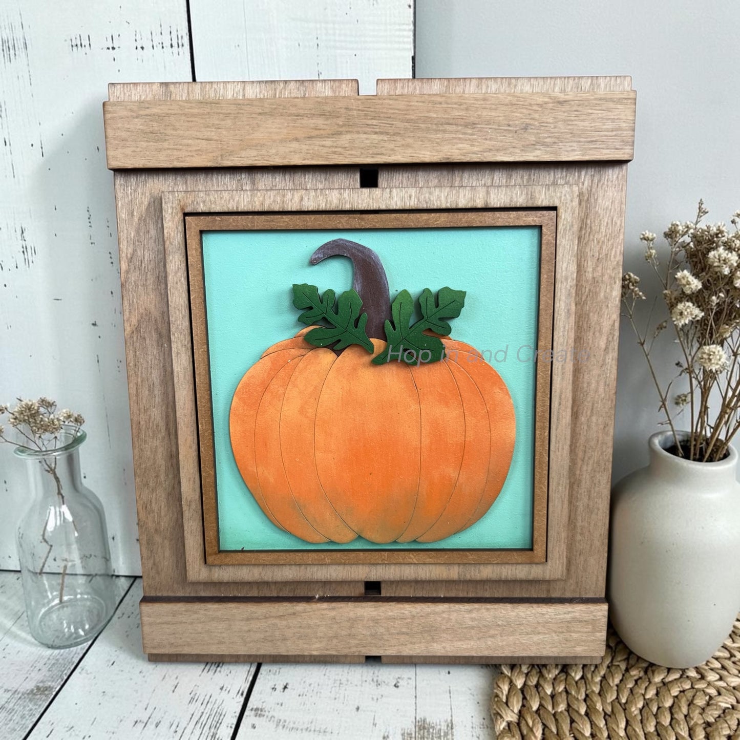 Heirloom Pumpkin Collection Full Size Interchangeable Home Décor Tiles