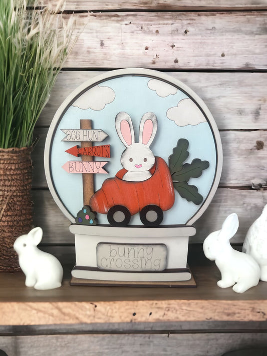 Easter Bunny (Carrot Car) 1 Easel Insert