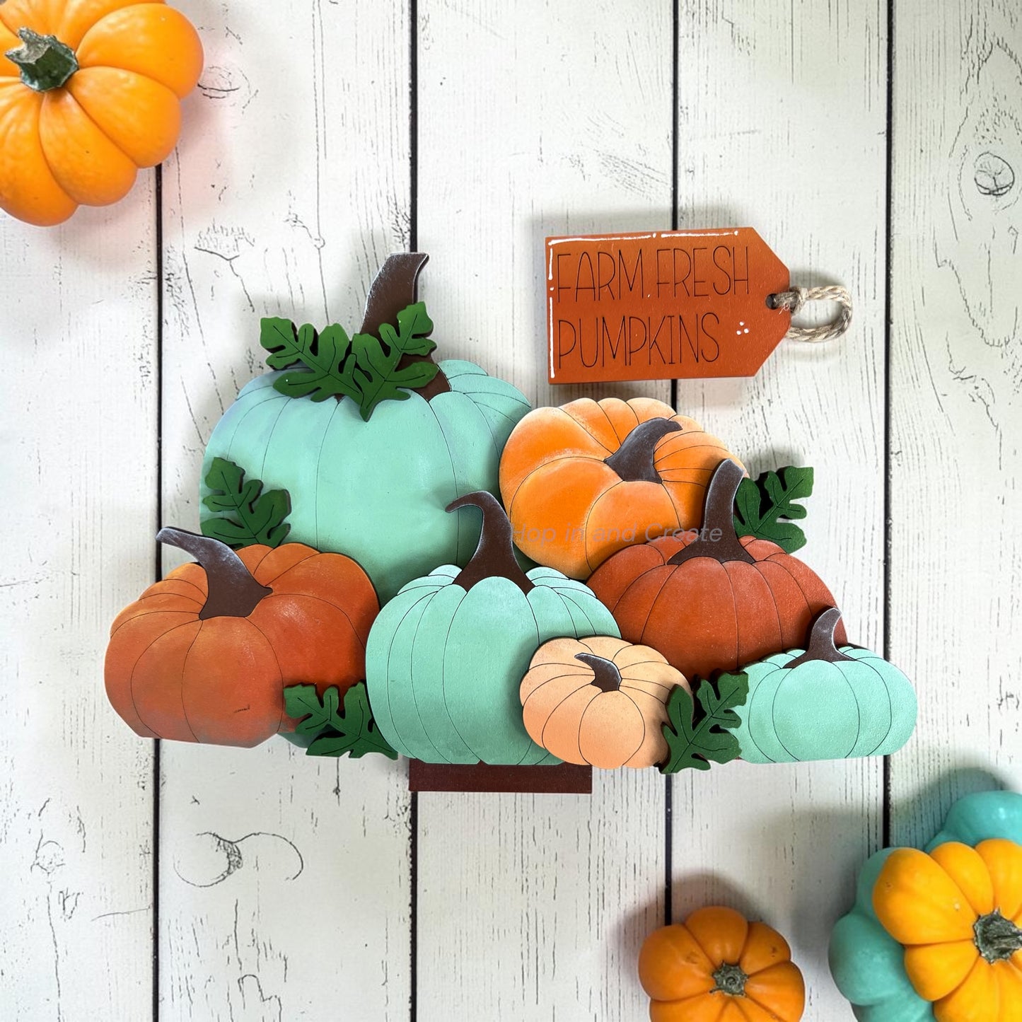 Heirloom Pumpkins Basket Insert – Full Size | Interchangeable Fall Decor