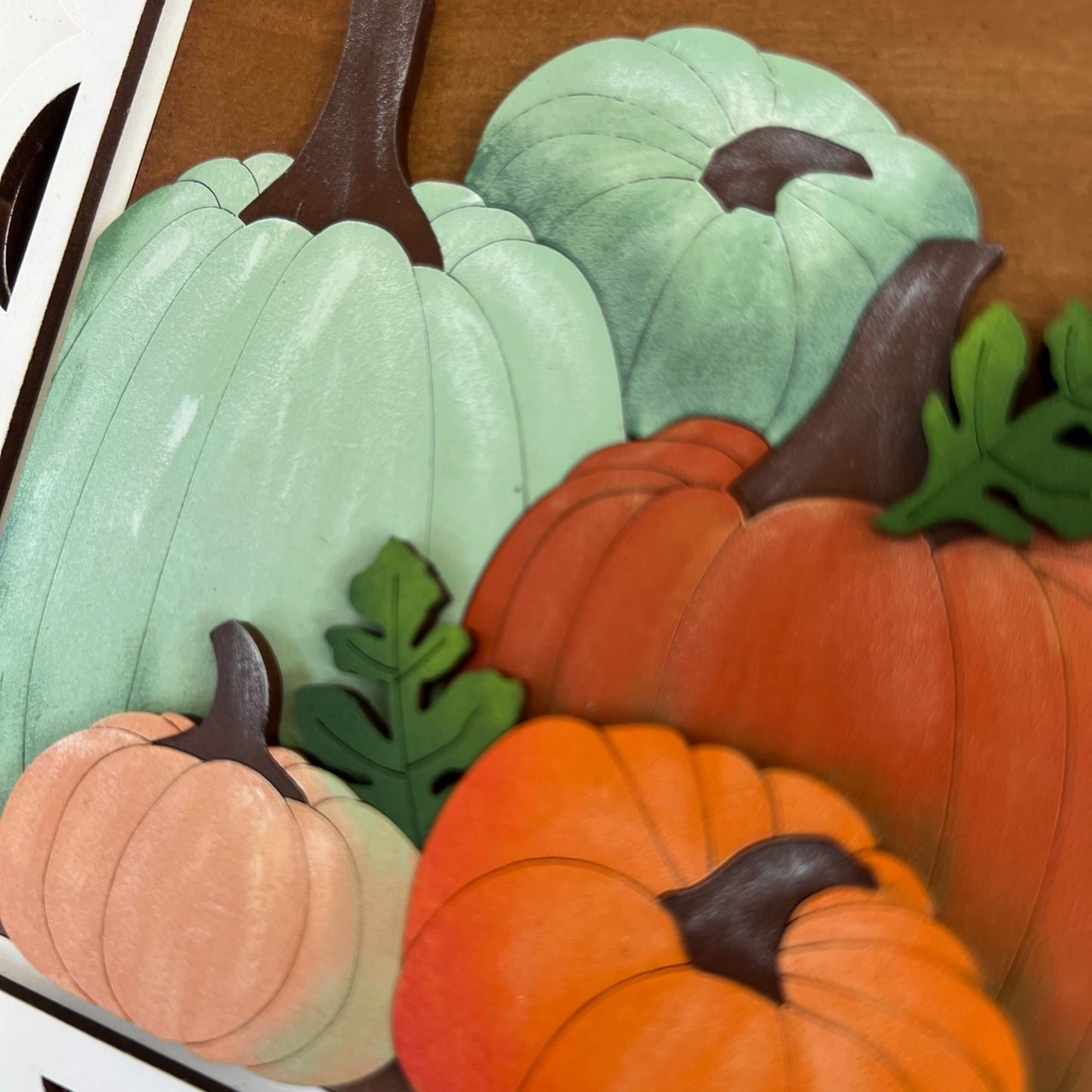 Heirloom Pumpkin Collection Full Size Interchangeable Home Décor Tiles