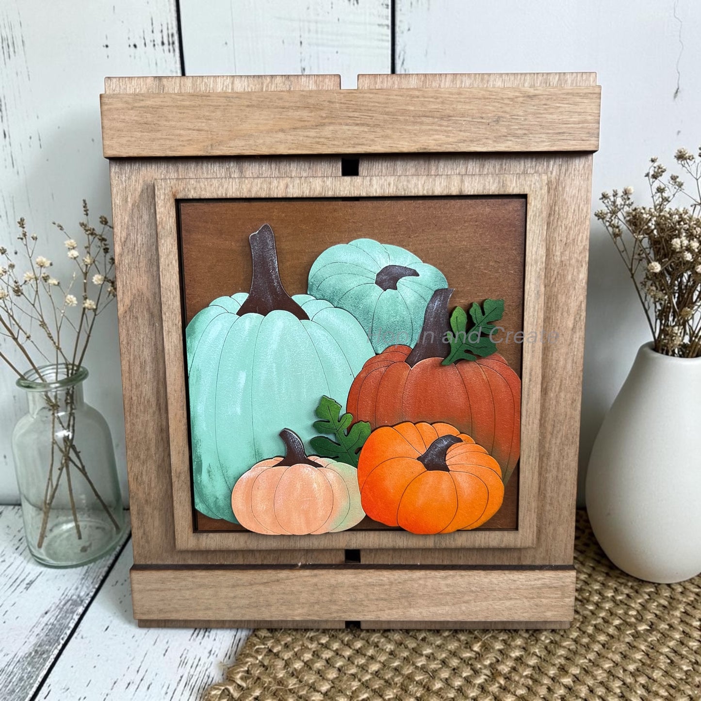 Heirloom Pumpkin Collection Full Size Interchangeable Home Décor Tiles