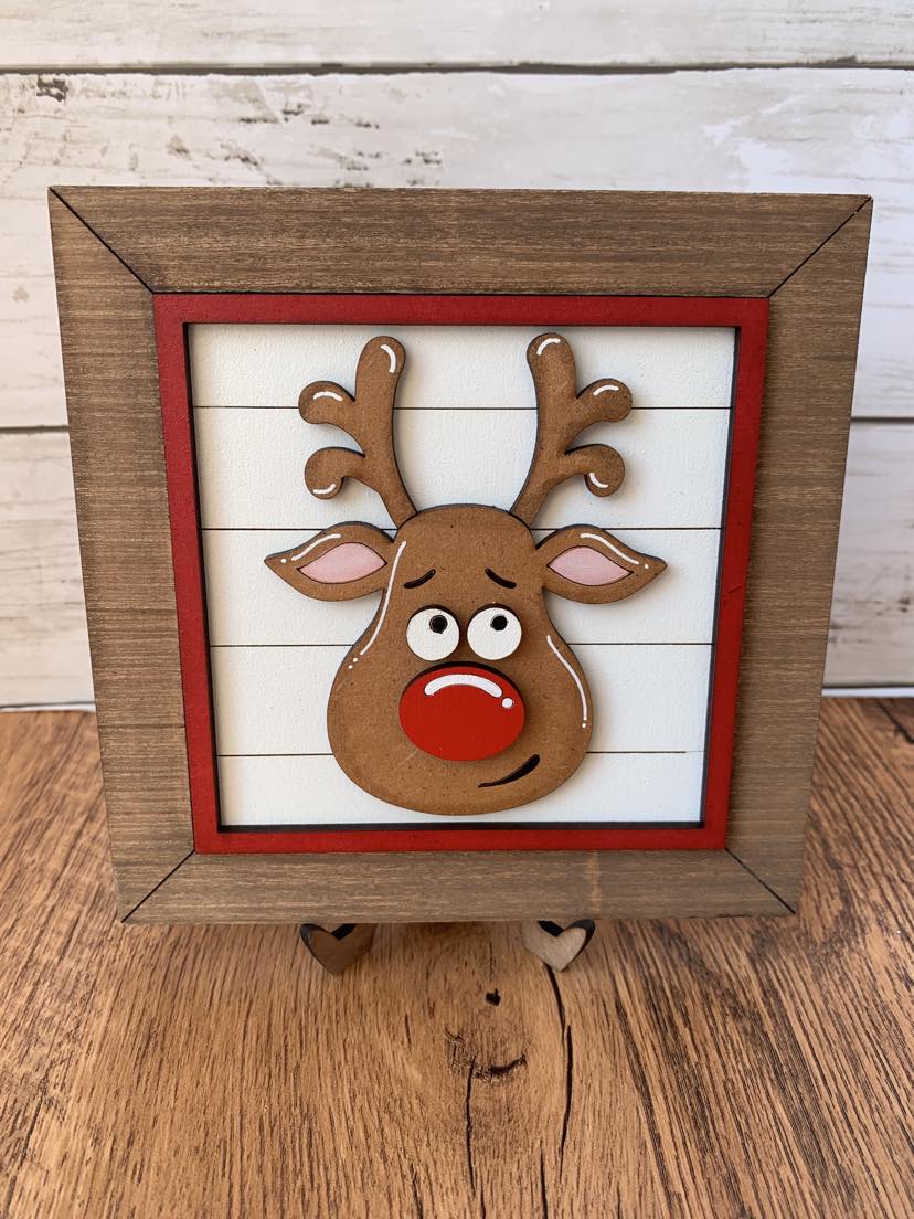 Christmas Santa Reindeer Tiles