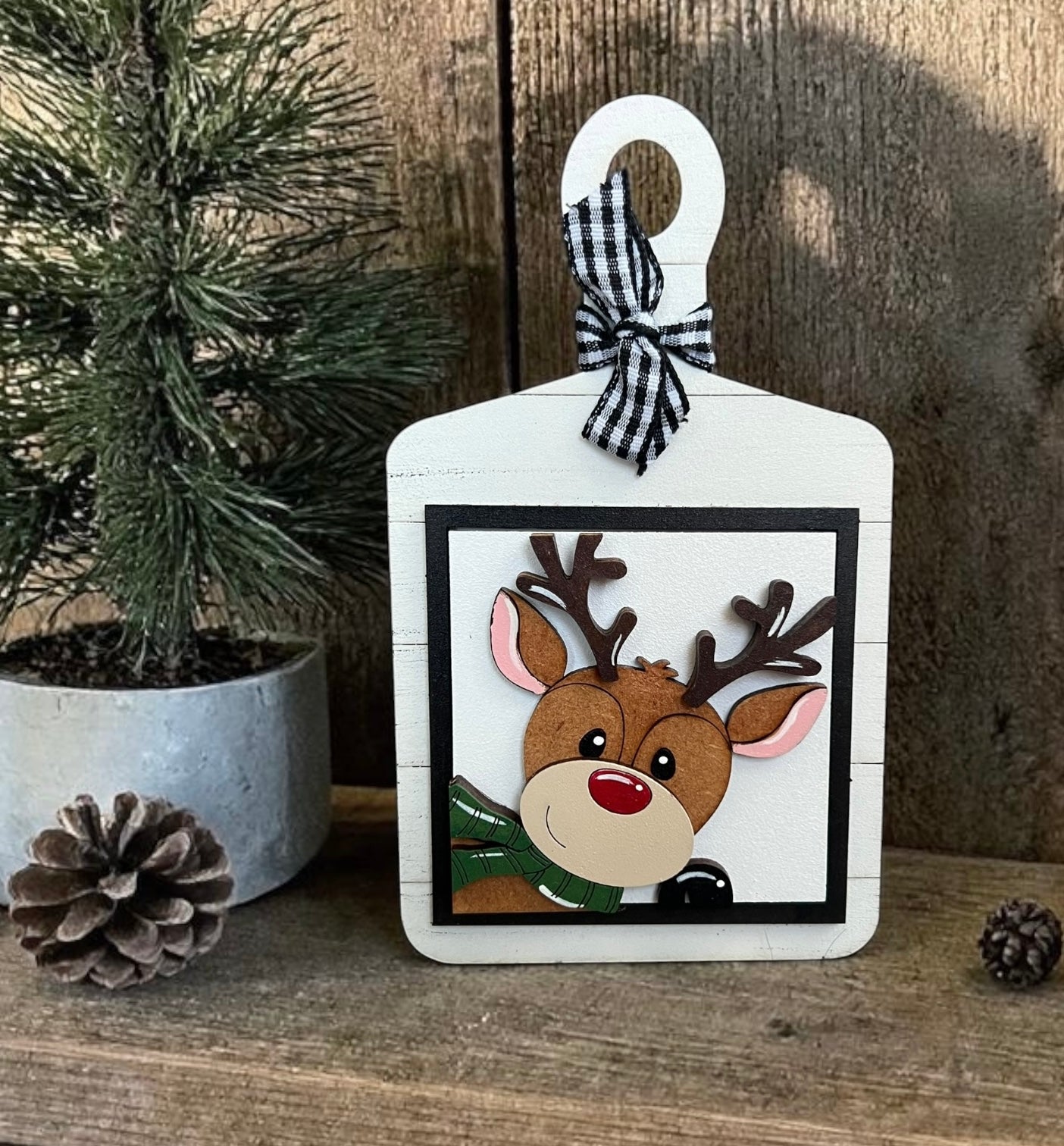 Christmas Reindeer Mini Tiles