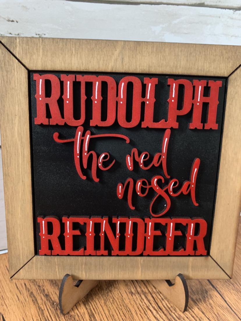 Christmas Santa Reindeer Tiles