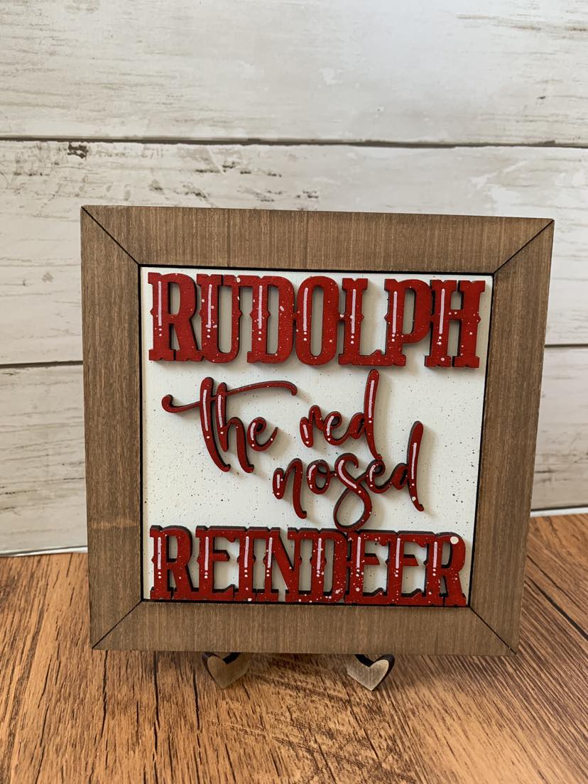 Christmas Santa Reindeer Tiles