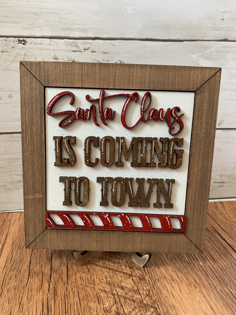 Christmas Santa Reindeer Tiles