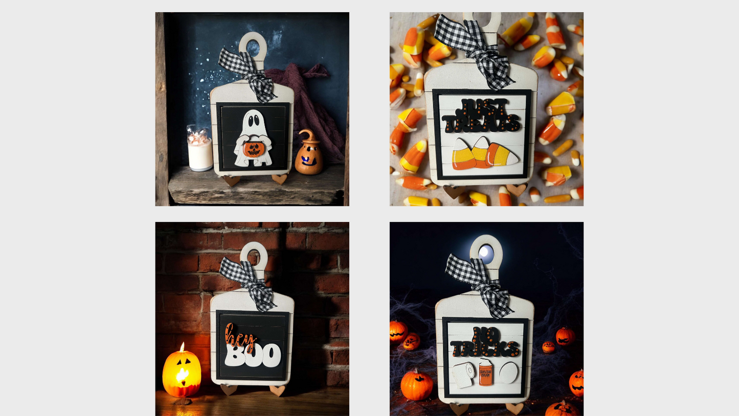 Halloween Ghost Mini Tiles