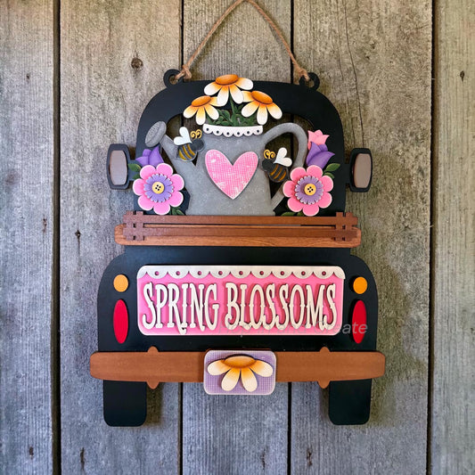 Interchangeable spring hanging truck insert