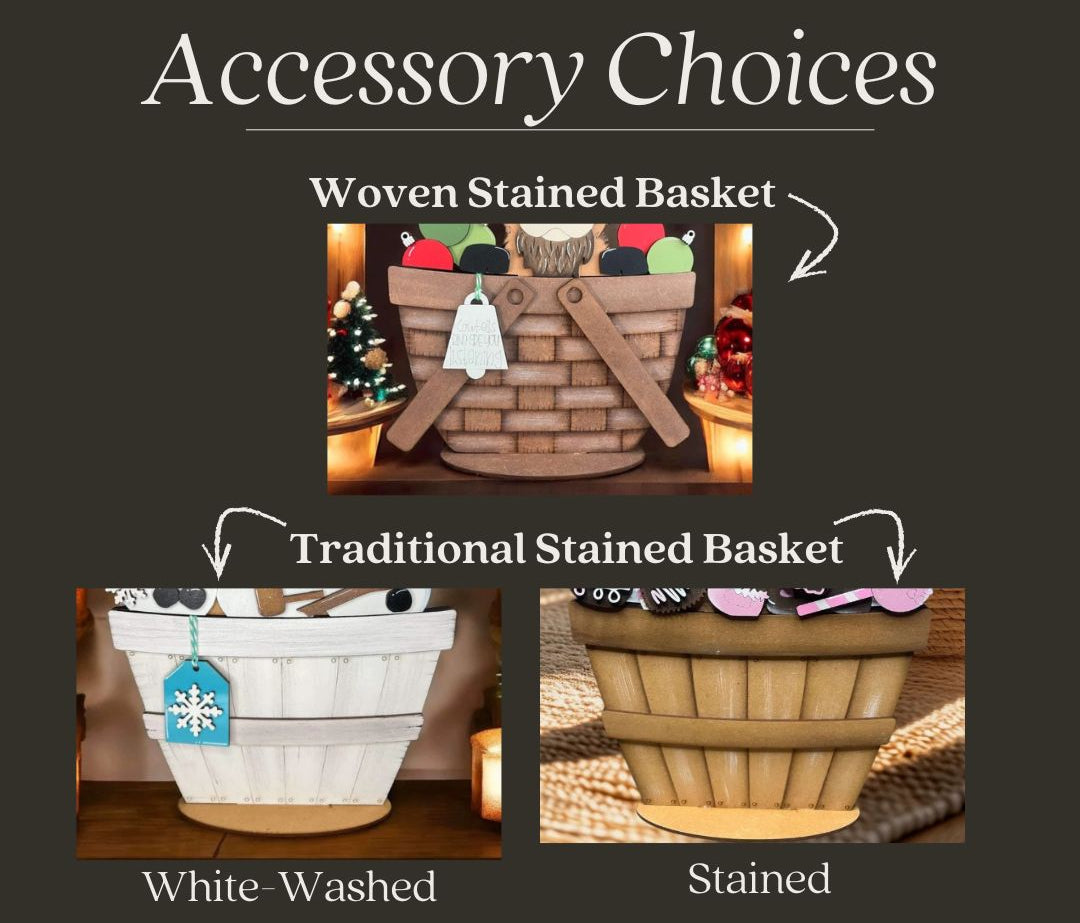 Accessories: Full Size Standing Basket and Box