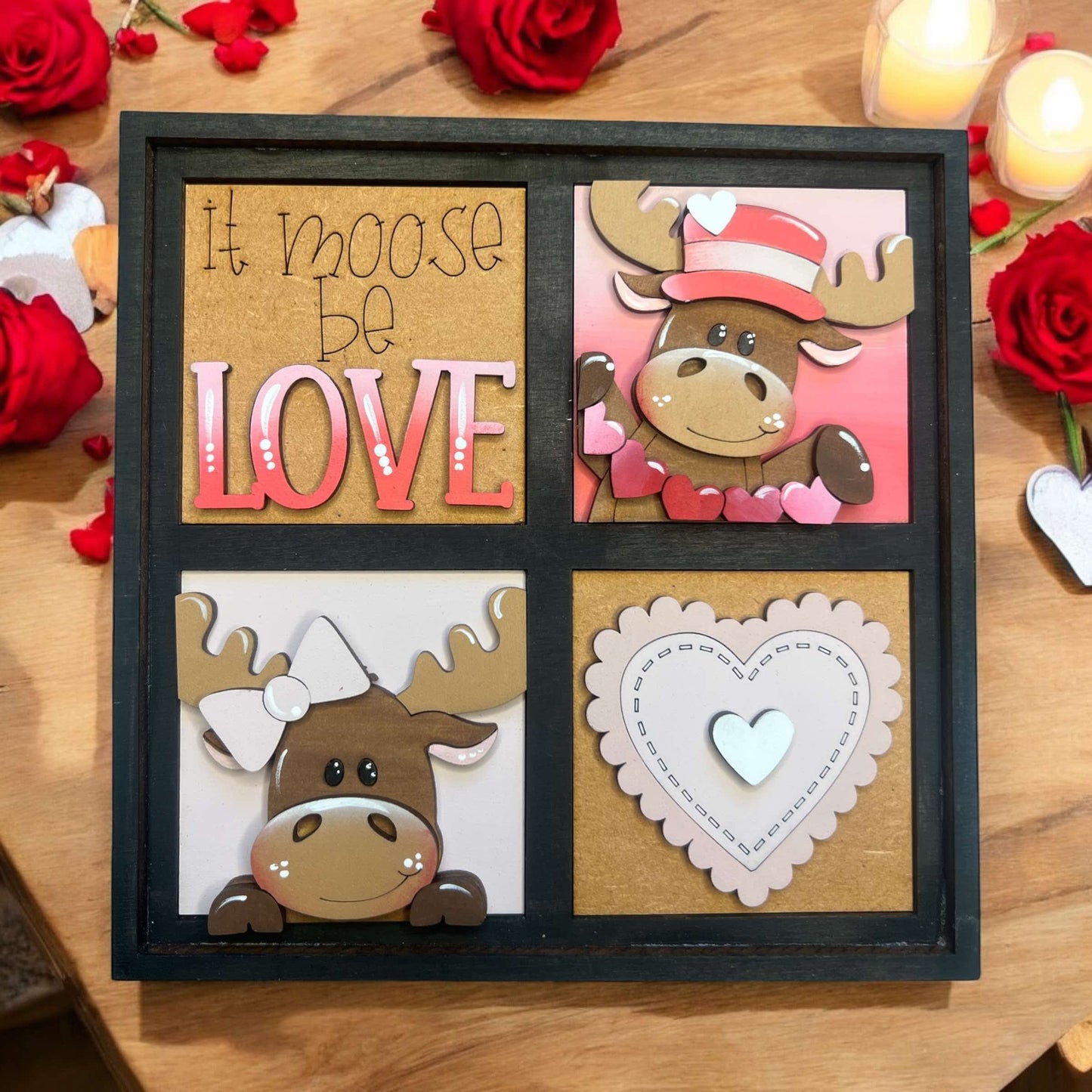 Valentine Moose Mini Tiles