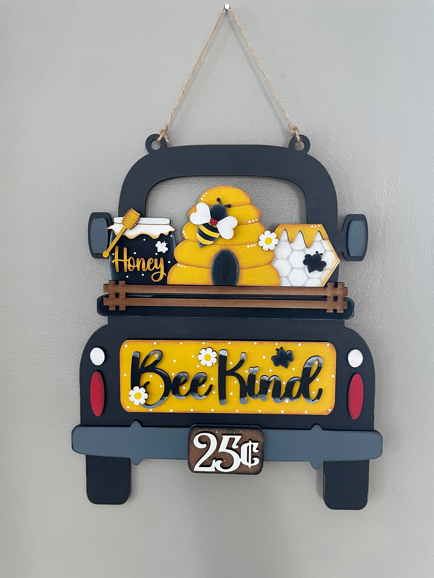 Bee Kind Hanging Truck | Cutting Board