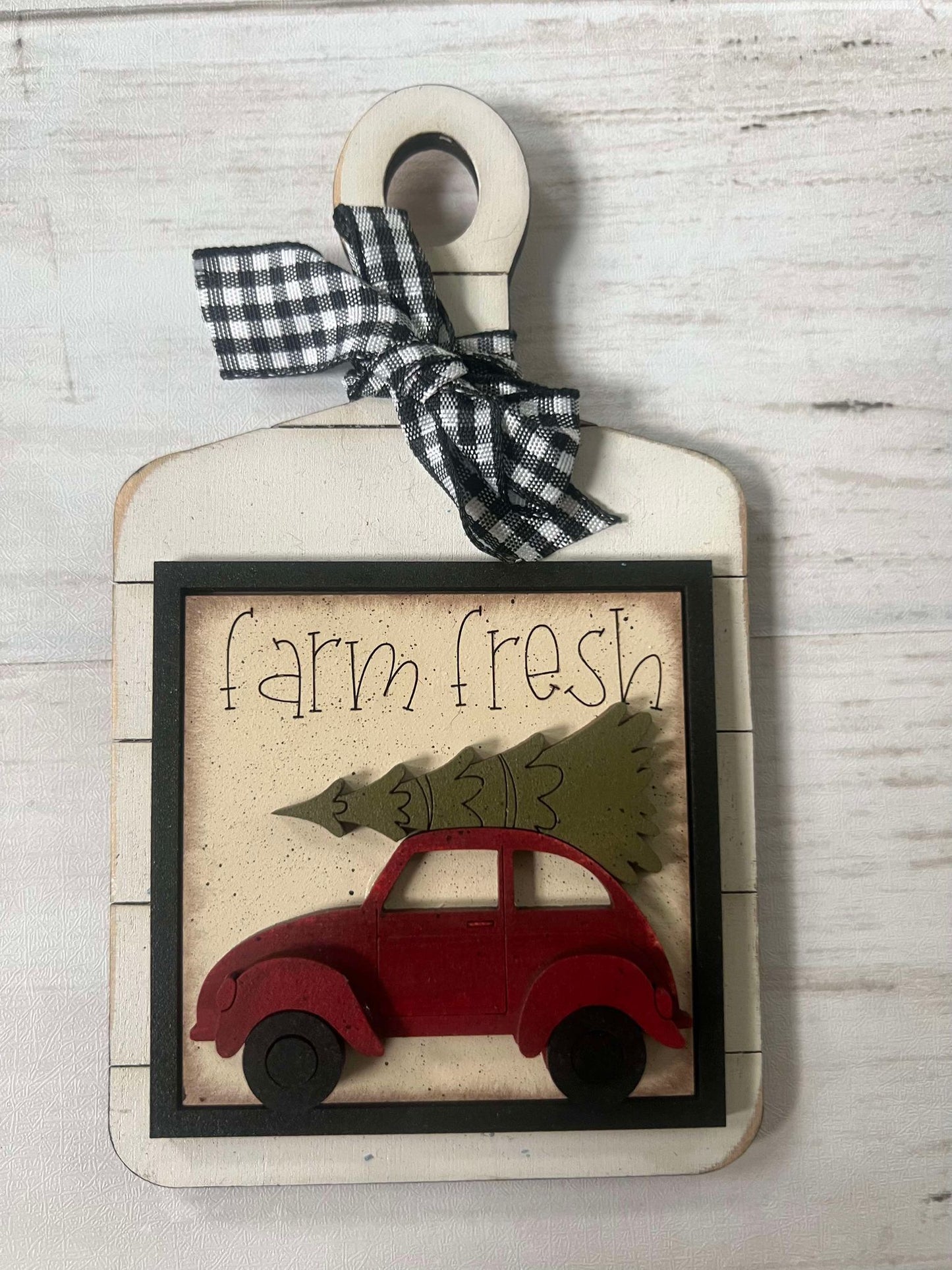 Rustic Farmhouse Christmas Mini Tiles