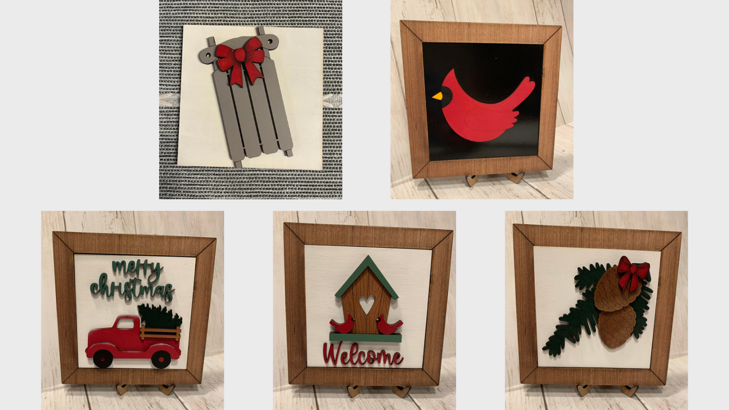 Christmas Winter Cardinal Tiles