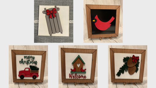 Christmas Winter Cardinal Tiles