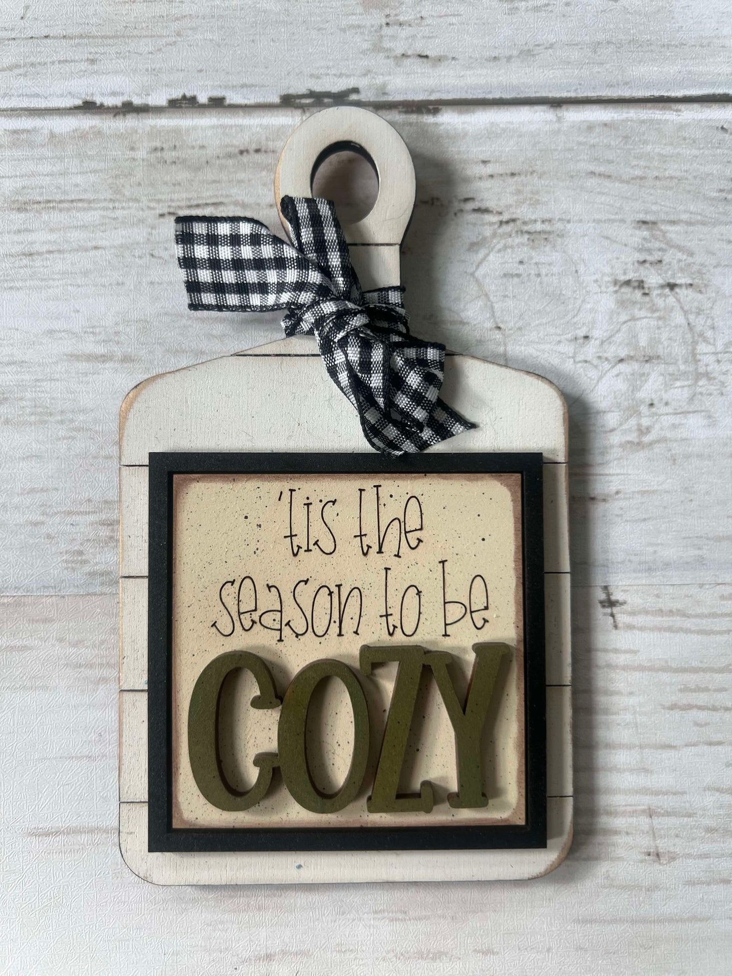 Rustic Farmhouse Christmas Mini Tiles
