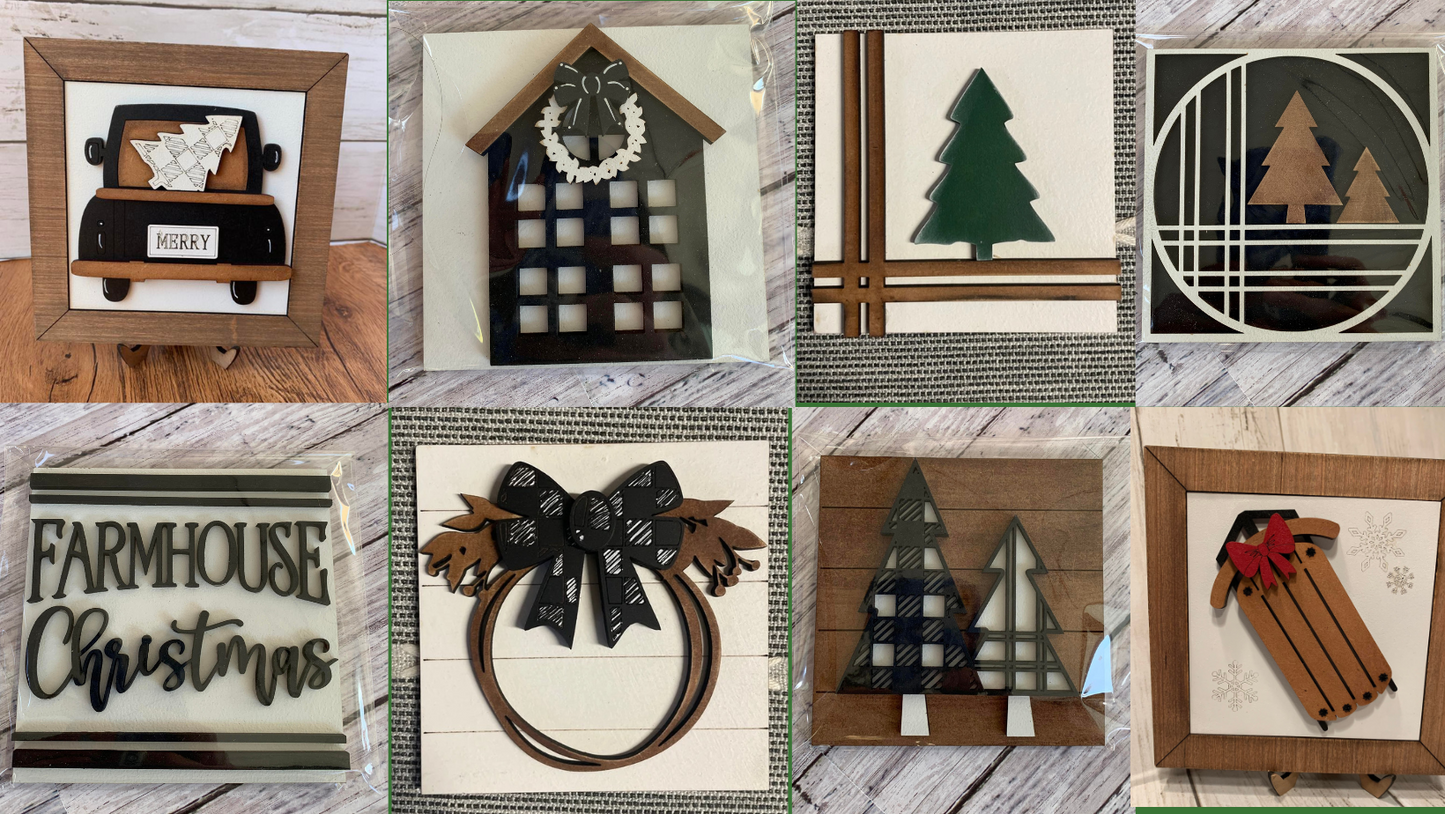 Christmas Farmhouse Tiles