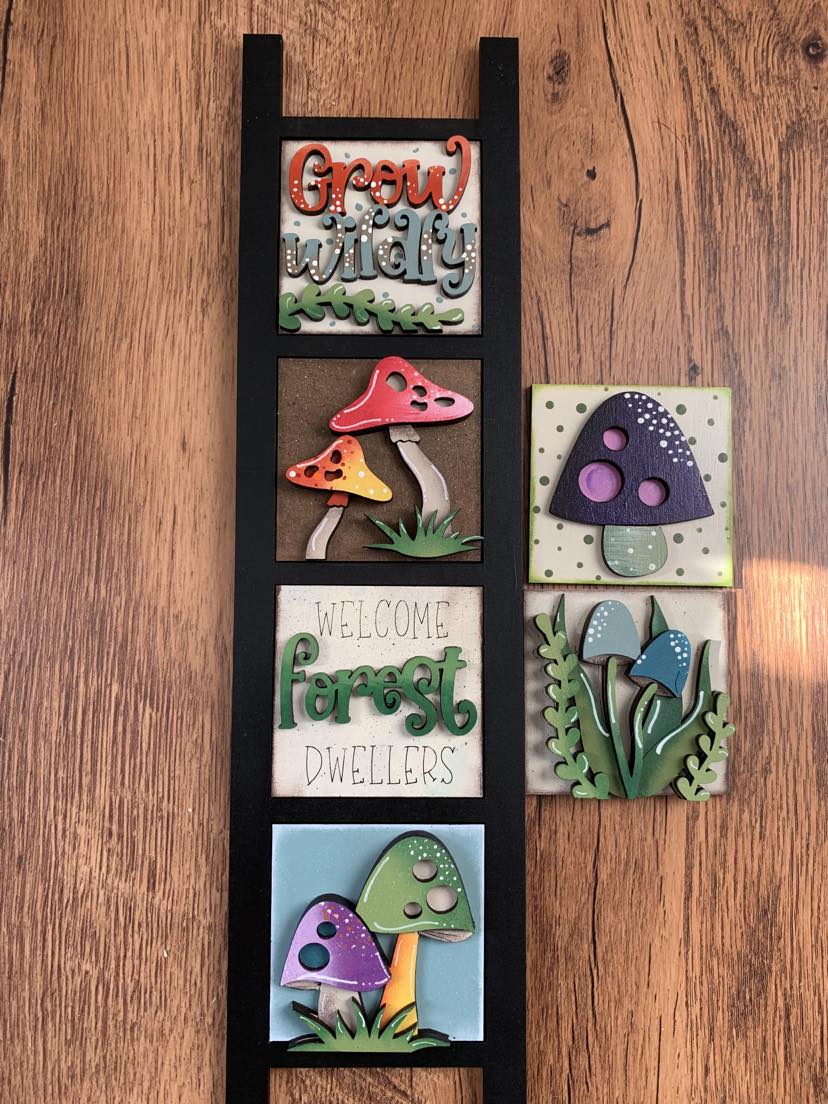 Mushrooms Mini Tiles