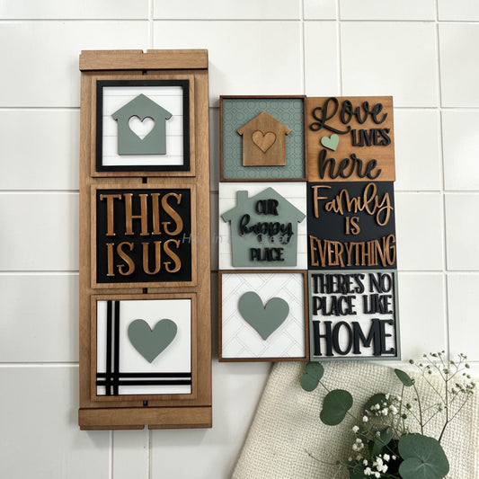 Home & Family Full Size Interchangeable Tiles