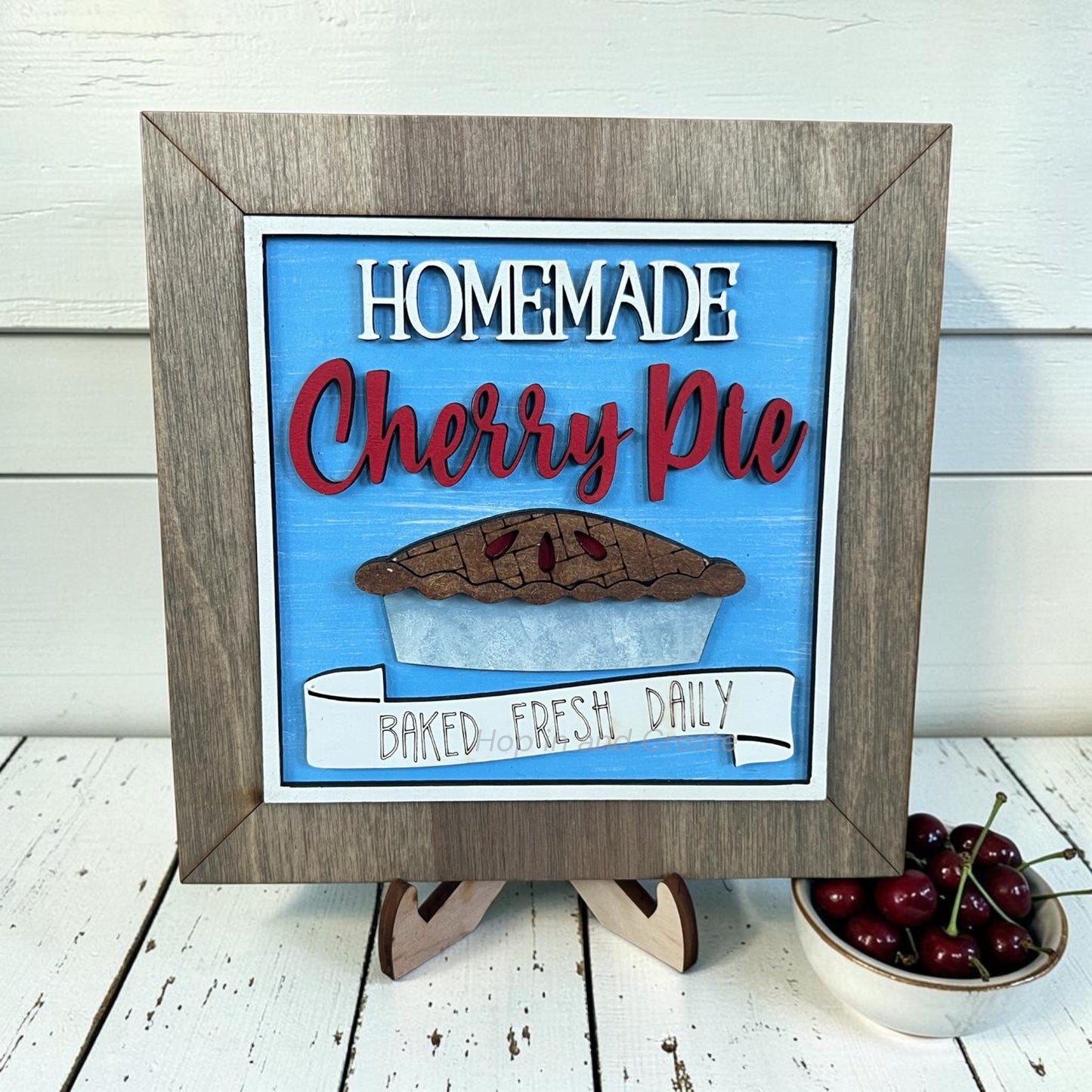 Farmhouse Full Size Cherry Interchangeable Tiles