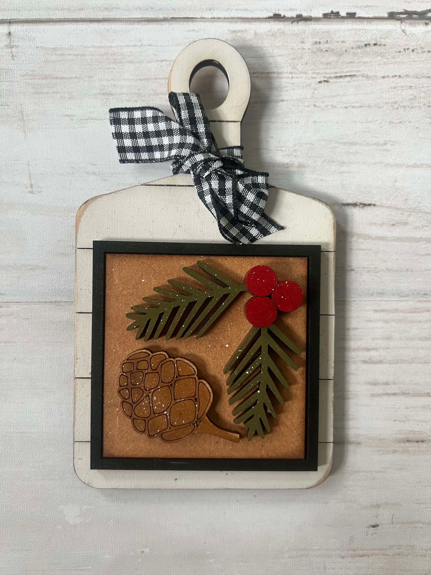 Rustic Farmhouse Christmas Mini Tiles