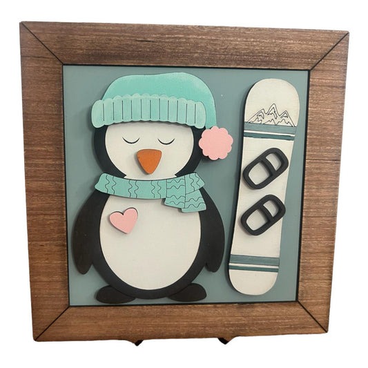 Winter Penguin 2 Tiles