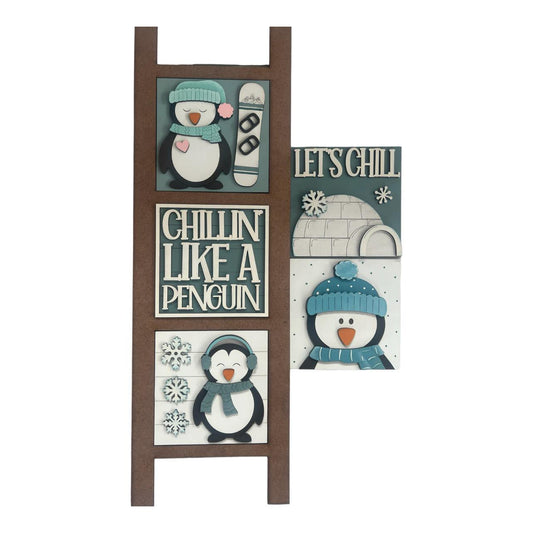 Winter Penguin 2 Tiles