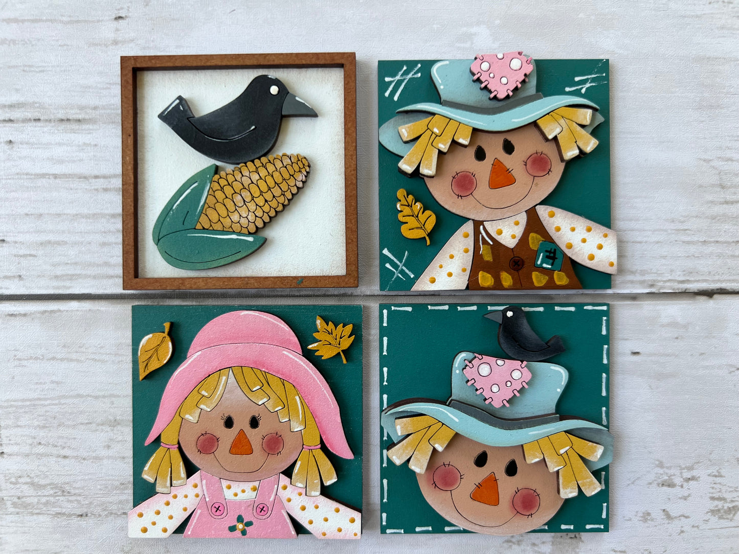 Scarecrow Mini Interchangeable Home Décor Tiles