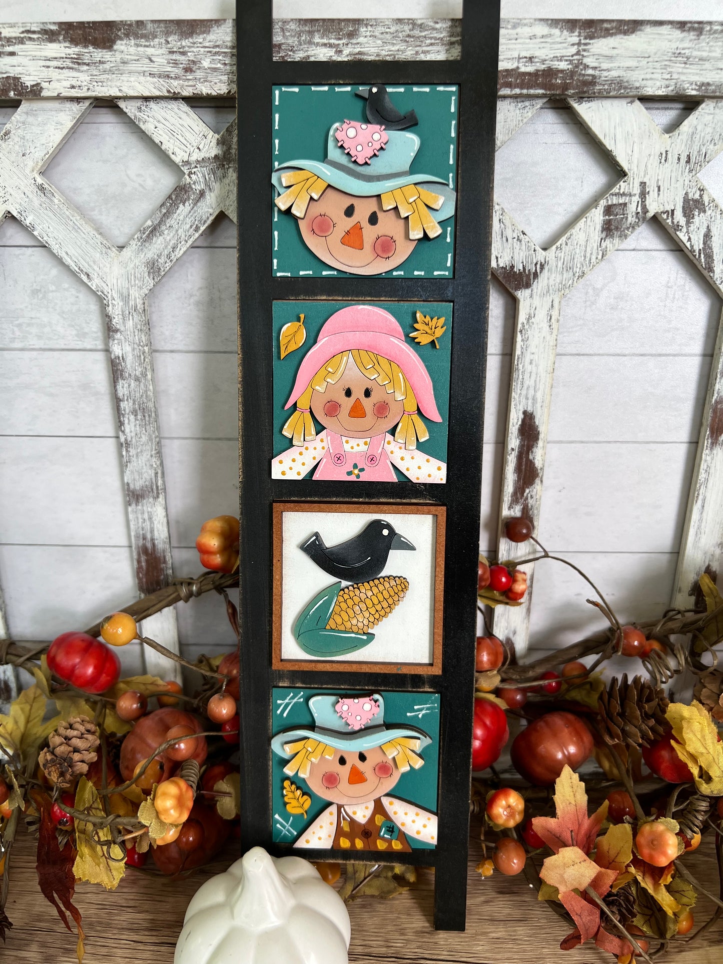 Scarecrow Mini Interchangeable Home Décor Tiles