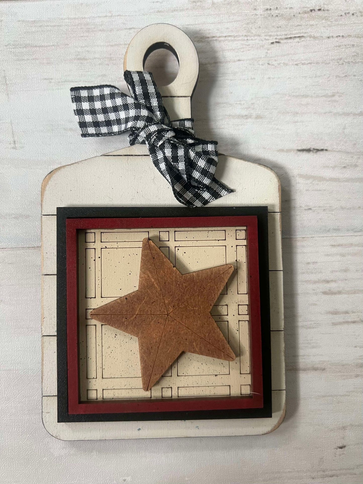 Rustic Farmhouse Christmas Mini Tiles